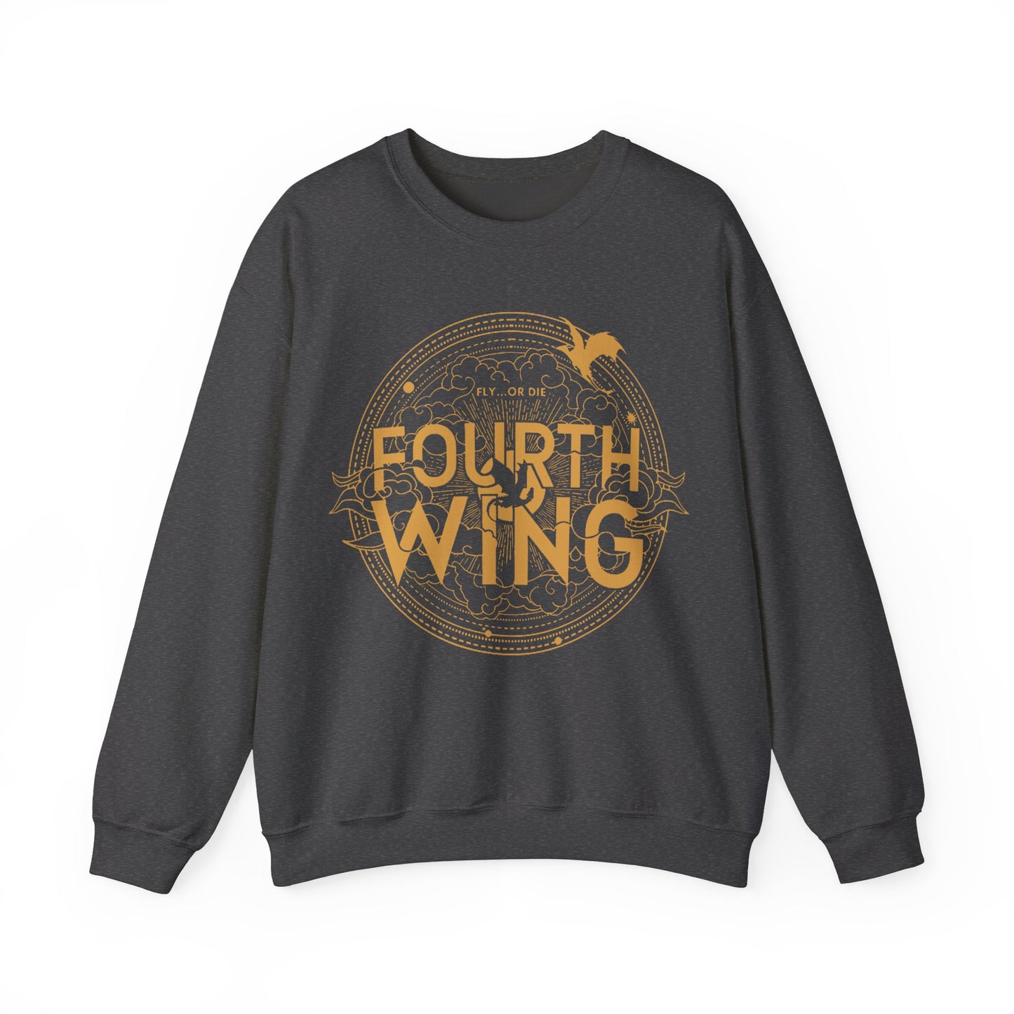 Fourth Wing 2 Sided Sweatshirt, Dragon Rider Shirt, Basgiath War College Shirt, Fourth Wing Merch, Dragon Stencil Spines Sweatshirt