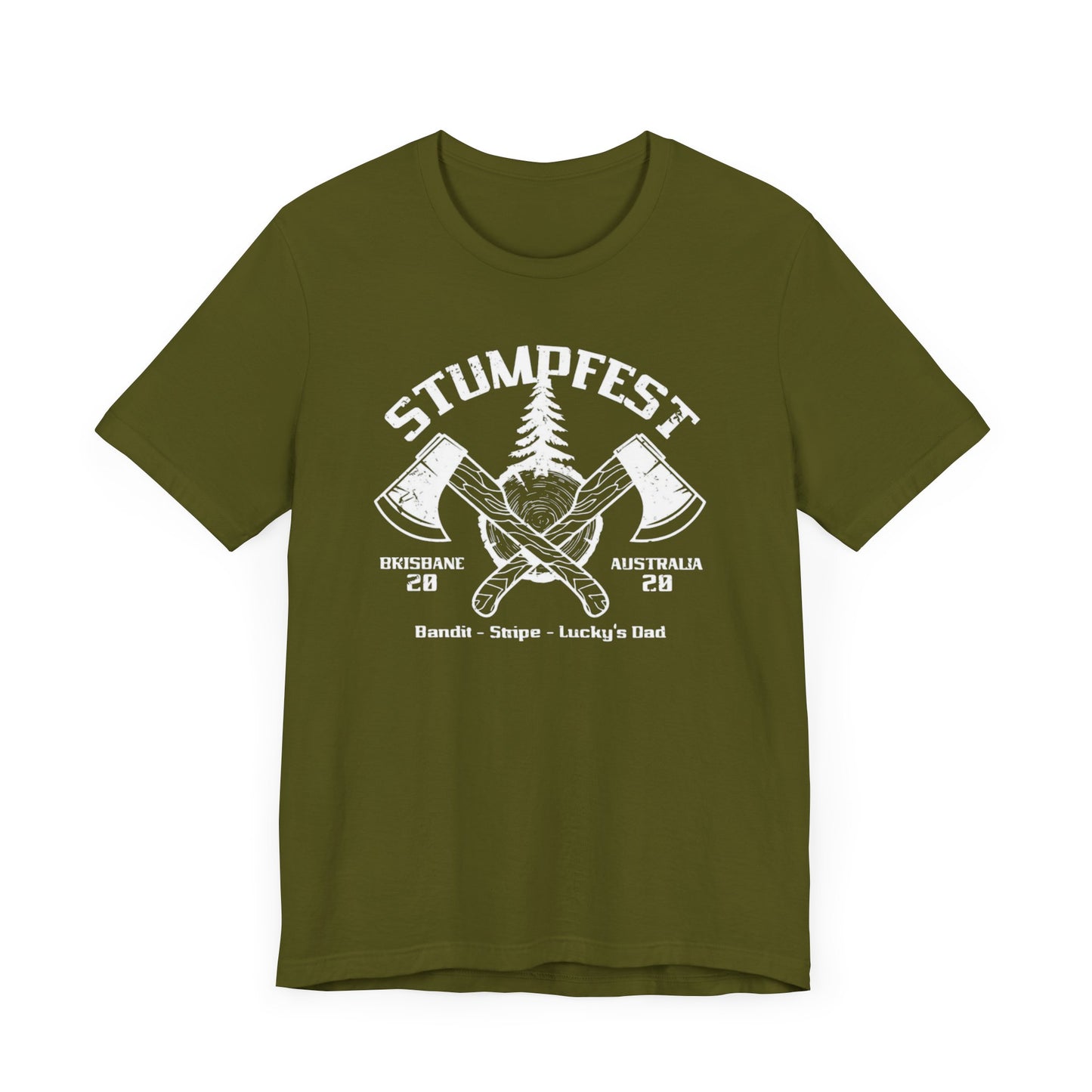 Stumpfest!, Men's Bluey Stumpfest shirt, Bandit, Lucky's Dad, Uncle Stripe, Stumpfest theme, Christmas gift, Birthday gift, uncle, dad