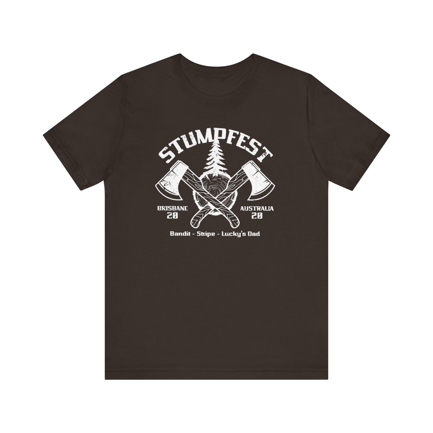 Stumpfest!, Men's Bluey Stumpfest shirt, Bandit, Lucky's Dad, Uncle Stripe, Stumpfest theme, Christmas gift, Birthday gift, uncle, dad