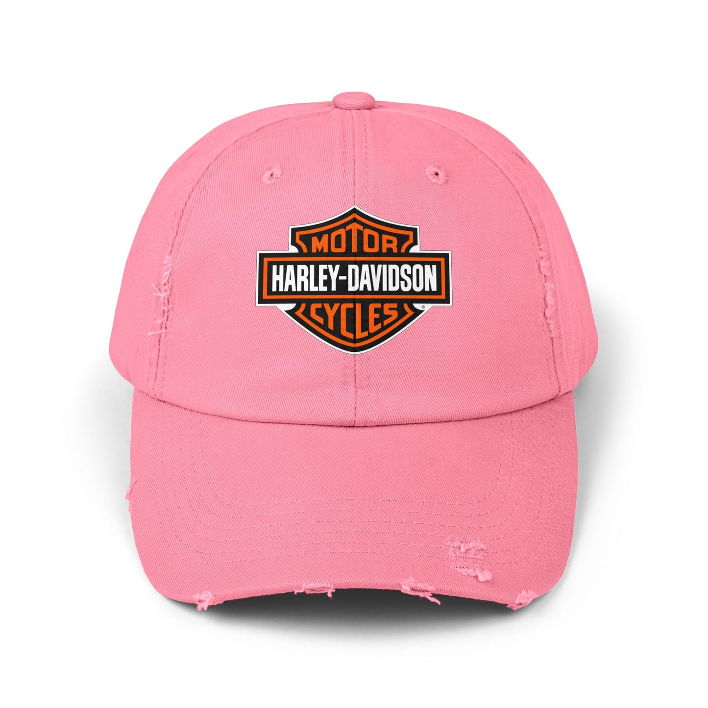 Biker Hat - HD Logo | Unisex Distressed Cap