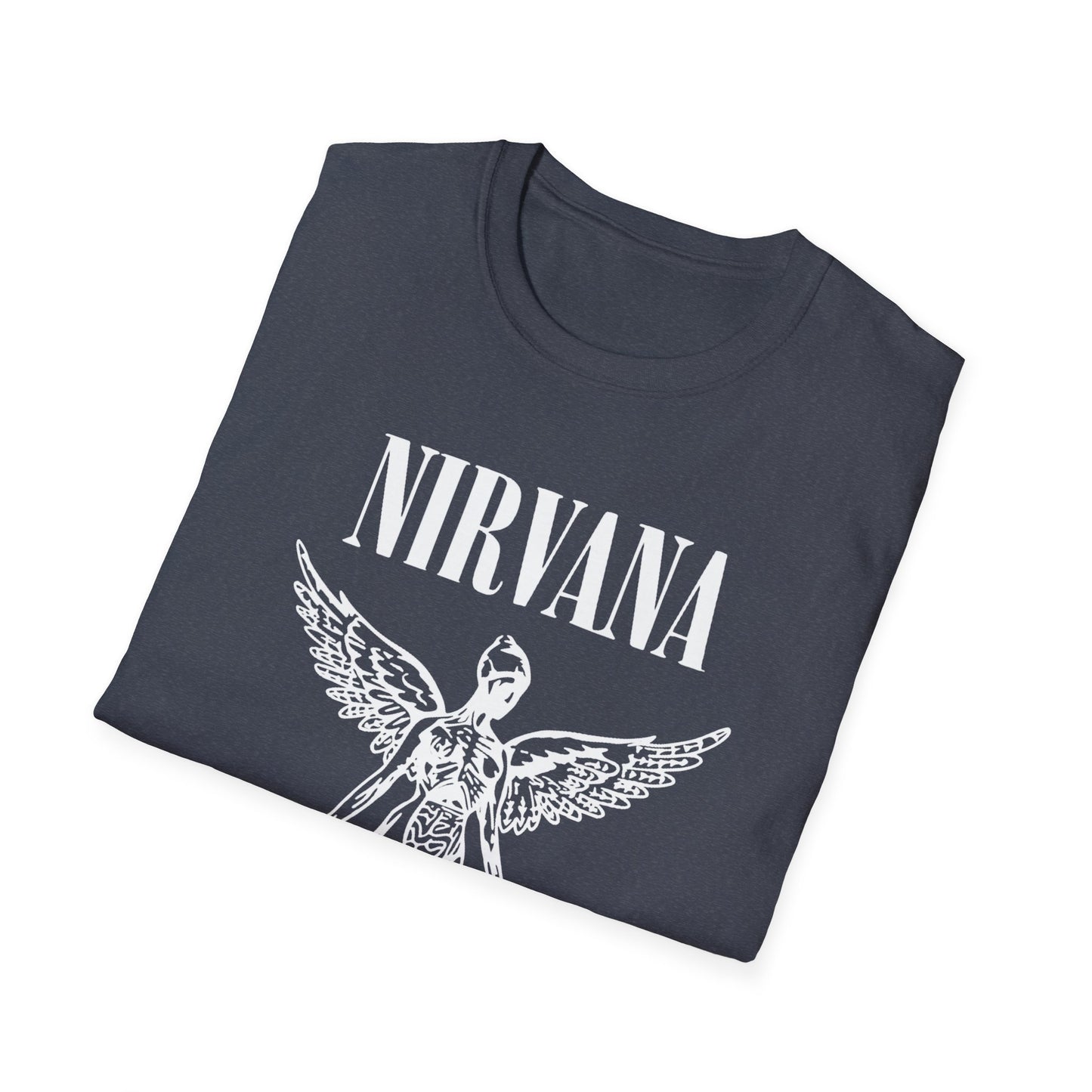 Nirvana Vintage Rock Shirt - Unisex Softstyle Tee