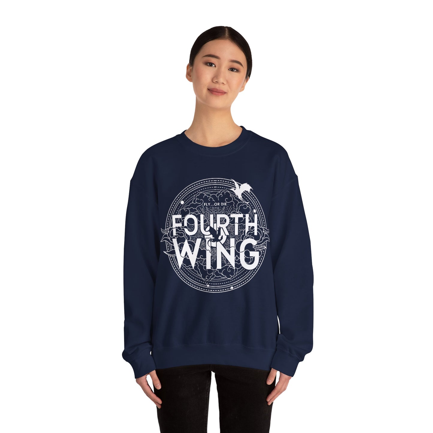 Fourth Wing 2 Sided Sweatshirt, Dragon Rider Shirt, Basgiath War College Shirt, Fourth Wing Merch, Dragon Stencil Spines Sweatshirt