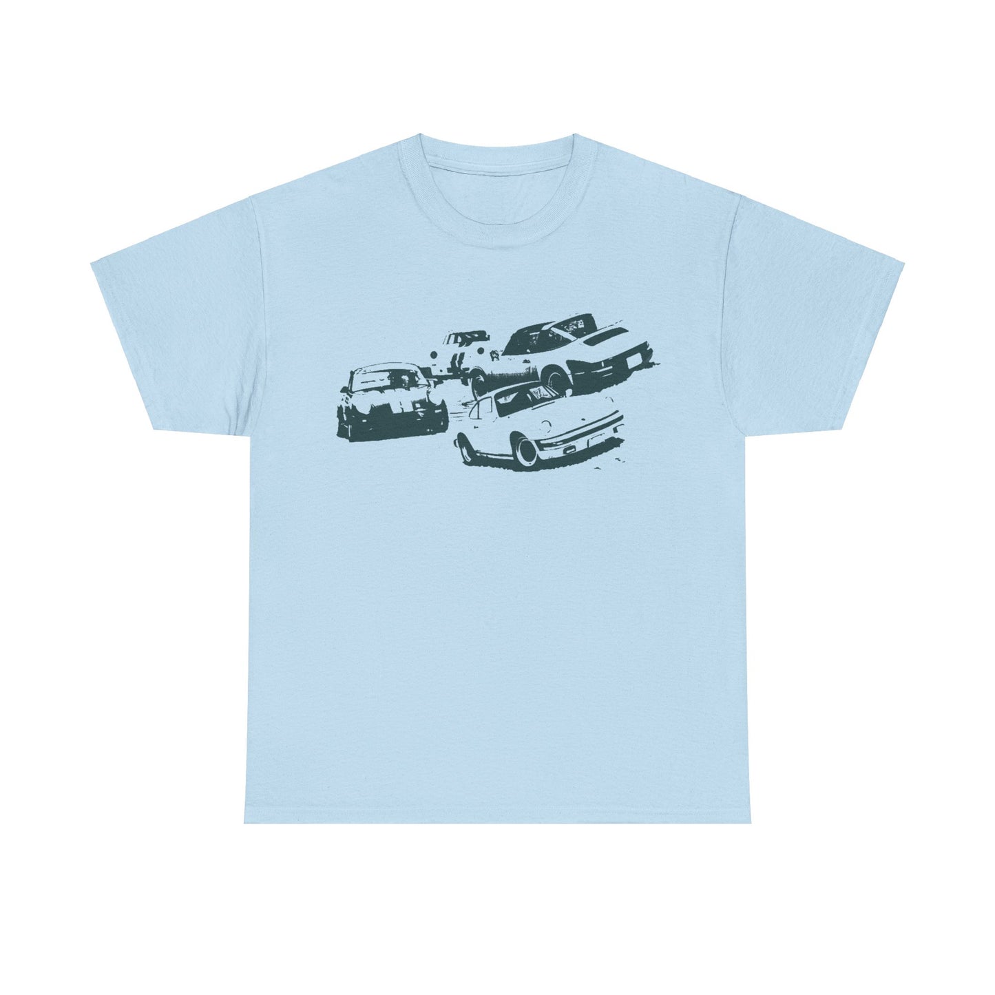 911 Oldtimer Retro Vintage Graphic Tee - Gildan Unisex Heavy Cotton Tee