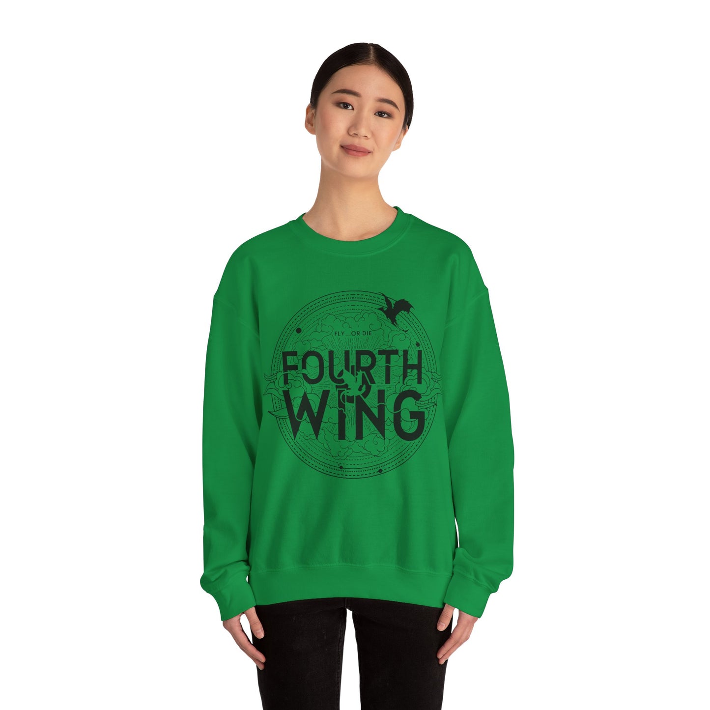 Fourth Wing 2 Sided Sweatshirt, Dragon Rider Shirt, Basgiath War College Shirt, Fourth Wing Merch, Dragon Stencil Spines Sweatshirt