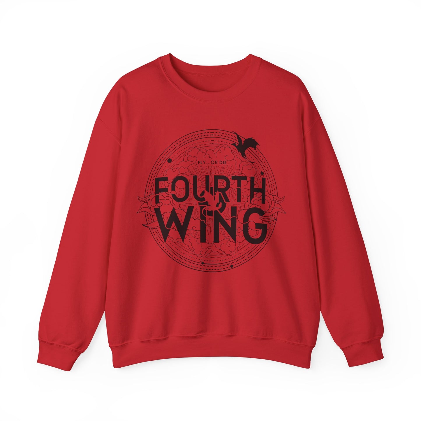 Fourth Wing 2 Sided Sweatshirt, Dragon Rider Shirt, Basgiath War College Shirt, Fourth Wing Merch, Dragon Stencil Spines Sweatshirt