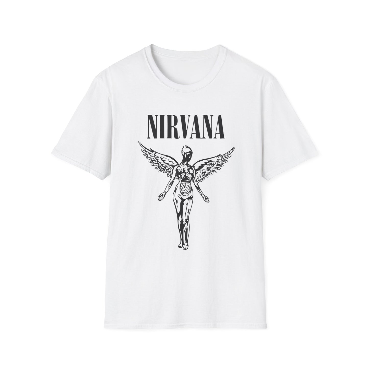 Nirvana Vintage Rock Shirt - Unisex Softstyle Tee