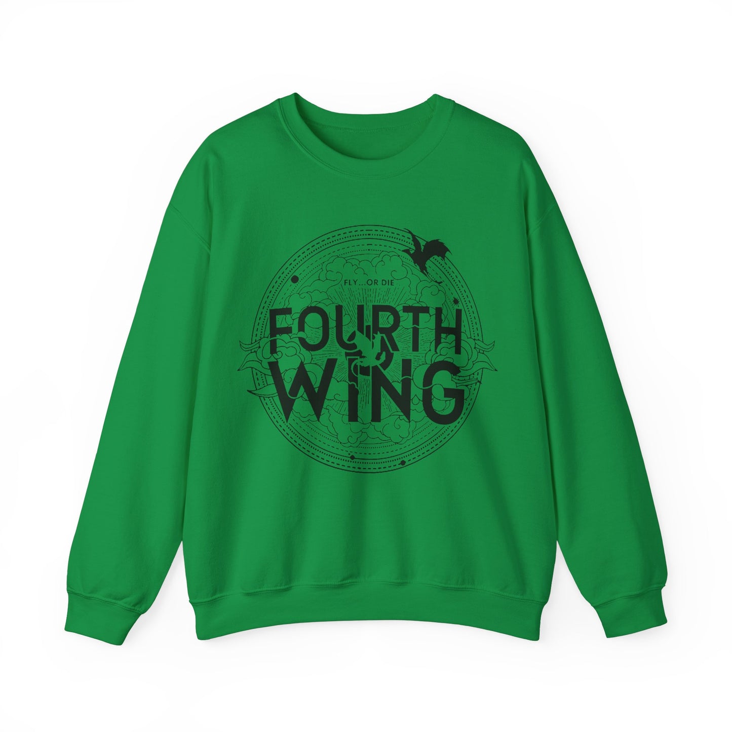 Fourth Wing 2 Sided Sweatshirt, Dragon Rider Shirt, Basgiath War College Shirt, Fourth Wing Merch, Dragon Stencil Spines Sweatshirt